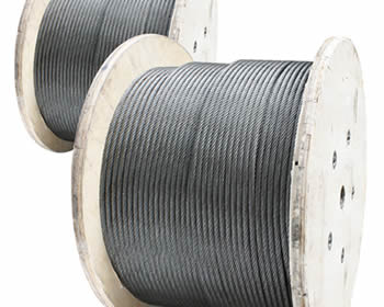 Supply Stainless Steel Wire Rope 7x19/7x7 construction Best factory from China 13 Deux bobines de câble métallique en acier inoxydable
