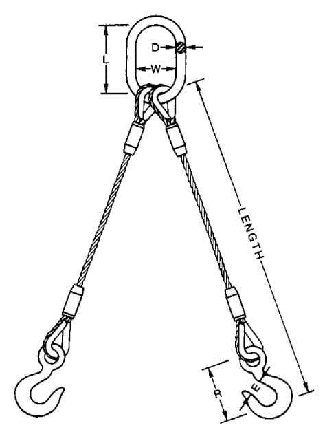 Estilingue de corda de fio de duas pernas