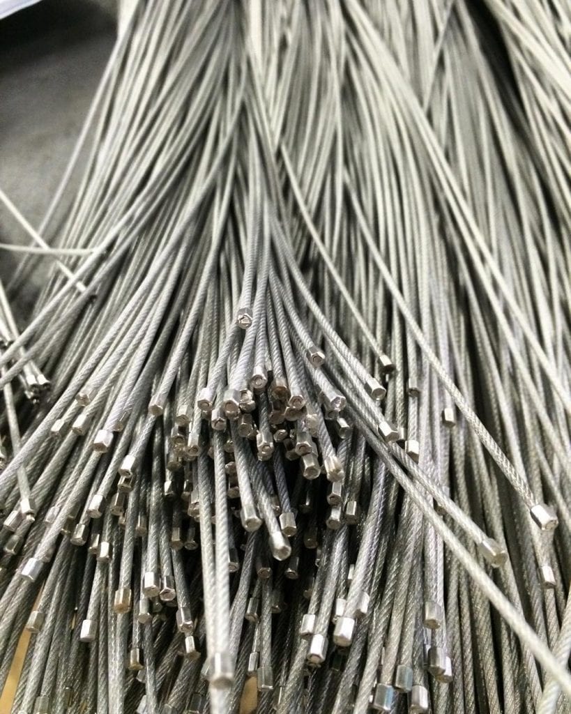 Conjuntos de cables en miniatura para una aplicación médica