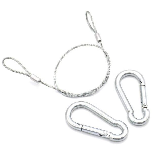 High Quality Security Lanyard Line 430 Stainless Steel Wire Sling With
