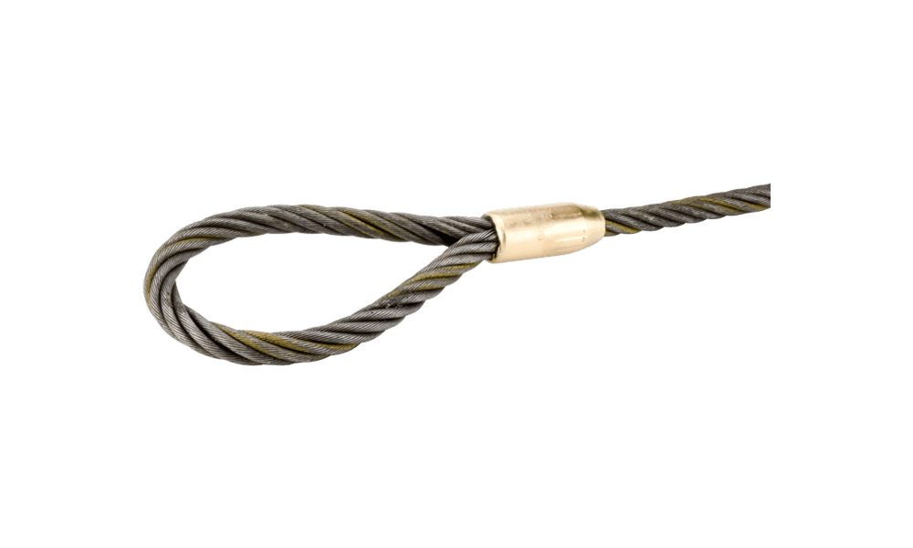 EIPS 6x25 IWRC Eye-to-Eye Flemish Loop Ends 2.5 Ton Vertical Rated Capacity 10 Length HSI 1//2 Diameter Single-Leg Wire Rope Sling