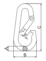 kresba karabinou ve tvaru hrušky