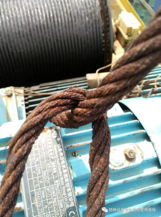 wire rope rustiness