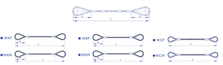 single wire rope sling