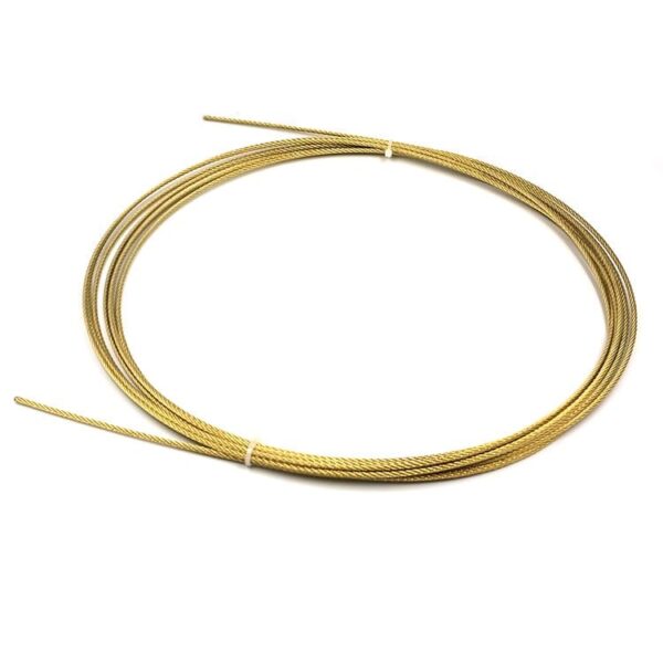 حبل سلك فولاذي 7 × 19 مع طلاء نحاسي 4