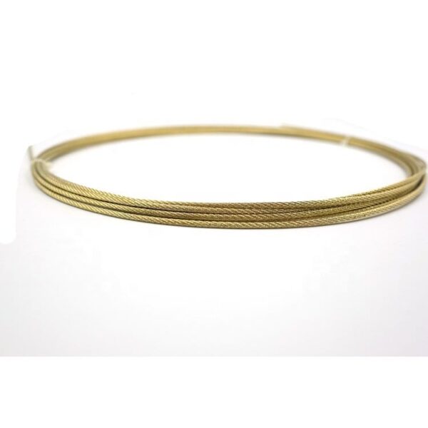 7x7 3MM Brass Coated Wire Rope for Diamond Cutting Best of Best! - Image 2