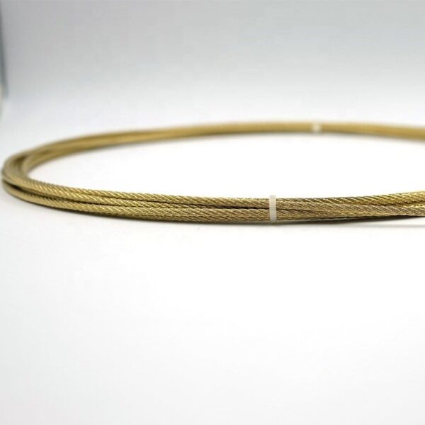 7x7 3MM Brass Coated Wire Rope for Diamond Cutting Best of Best! - Image 3