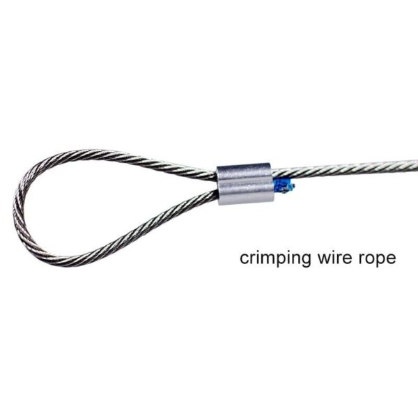 50M/100M 304 Stainless Steel Wire Rope Alambre Softer Fishing Lifting Cable 1.2mm,1.5mm Diameter+50/100 PCS Sleeves Aluminium — изображение 4