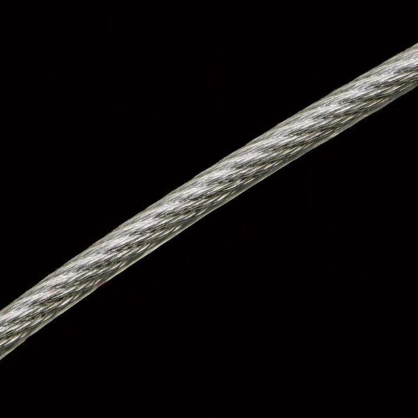 5 Meters 304 Stainless Steel wire rope 2mm 3mm 4/5/6/8mm Wire rope pvc coated Transparent Clothesline 7*7 best sales - Slika 2