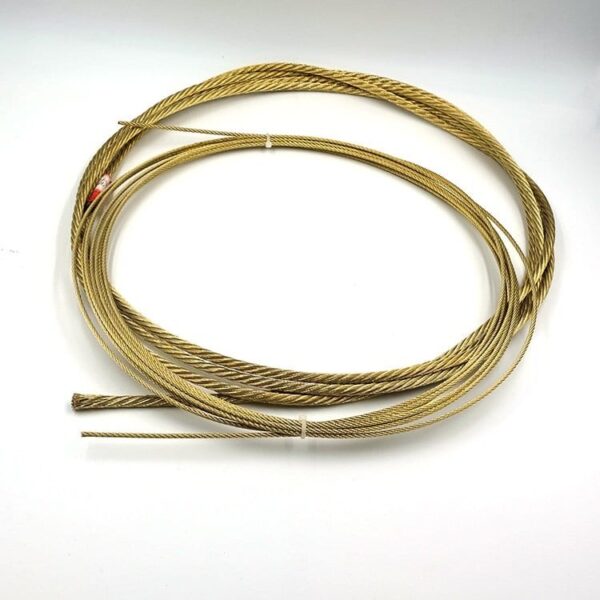 高品質の真ちゅうコーティング鋼線ロープ2