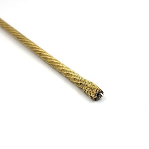 High strength brass coated steel wire rope 1