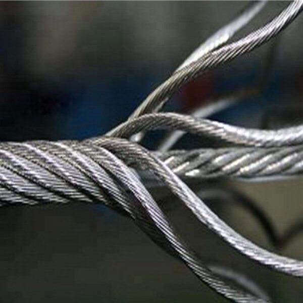 Cuerda de alambre de acero con contacto de línea 6X19 FC