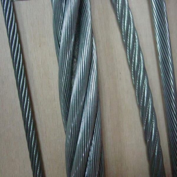 Steel Wire Rope with Plastic Cover 1X7 4