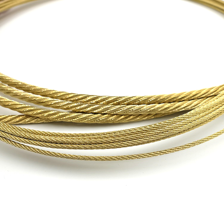 Cuerda de alambre de acero de cobre trenzado