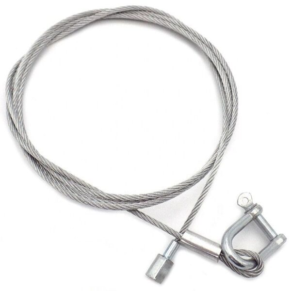 pl23293092 galvanized steel wire lifting slings with safety steel bottom and us type shackle