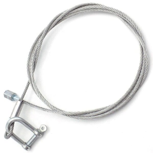 pl23293093 galvanized steel wire lifting slings with safety steel bottom and us type shackle