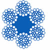 ファイバーコアを備えた鋼線ロープの計画。