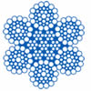 独立したワイヤーロープコアを備えたスチールワイヤーロープの計画。