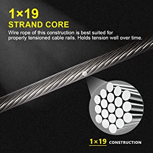 1/8 kabel od nehrđajućeg čelika