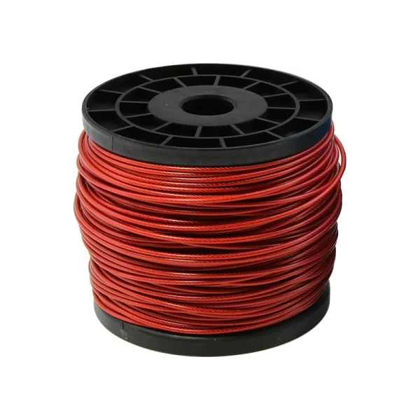Striking Red PVC Coated Wire Rope - High-Visibility Flexible 304 Stainless Steel Cable, Engineered for Safety Applications ❤️ - Image 6