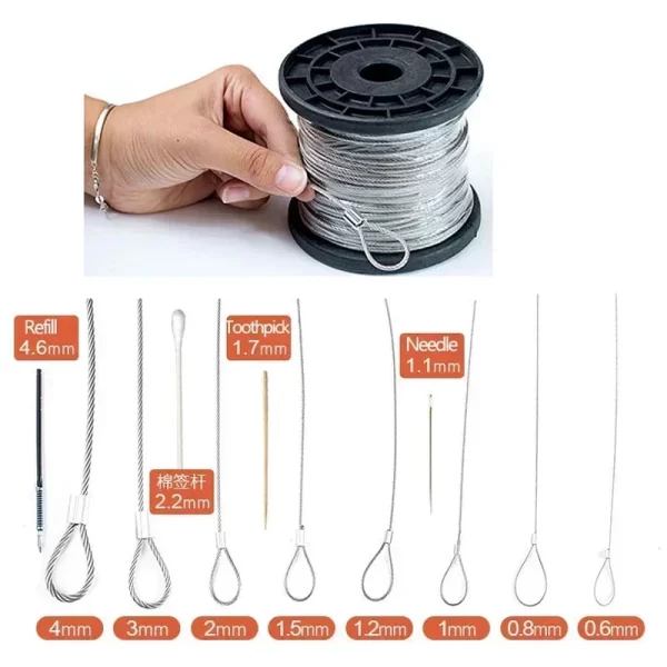 304 Stainless Steel Wire Rope - Waterproof, Soft & Flexible Cable | LKS - Image 2