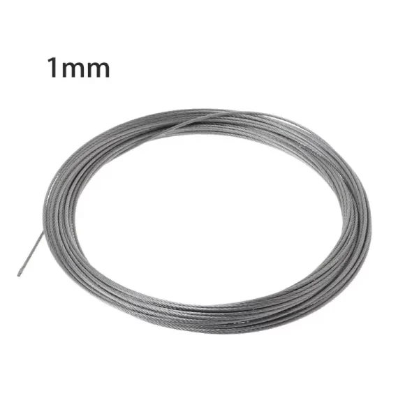 New 10m 304 Stainless Steel Wire Rope Soft Fishing Lifting Cable 7×7 Clothesline - Image 6
